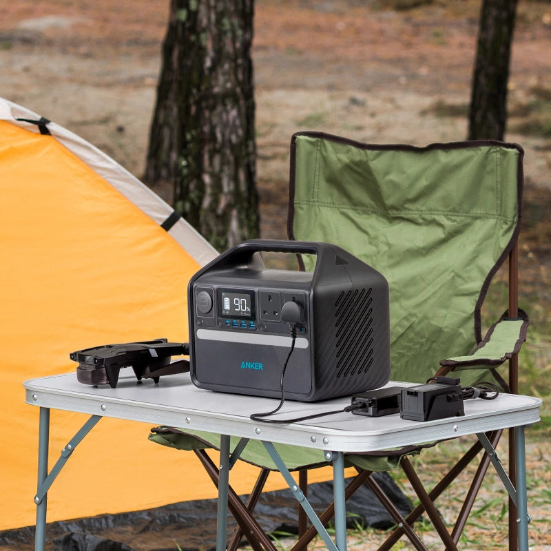 Anker 535 Power House Camping Setup