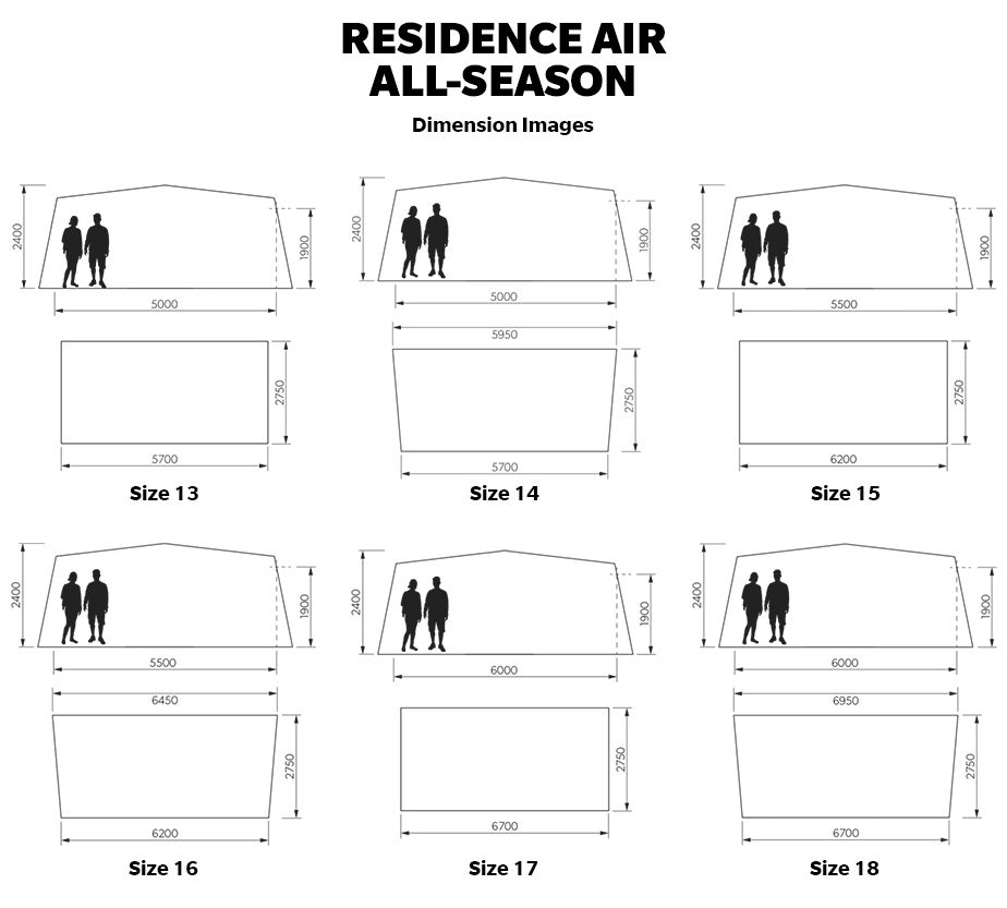 Dometic Residence AIR ALL SEASON Caravan Awning - (2024 Model)