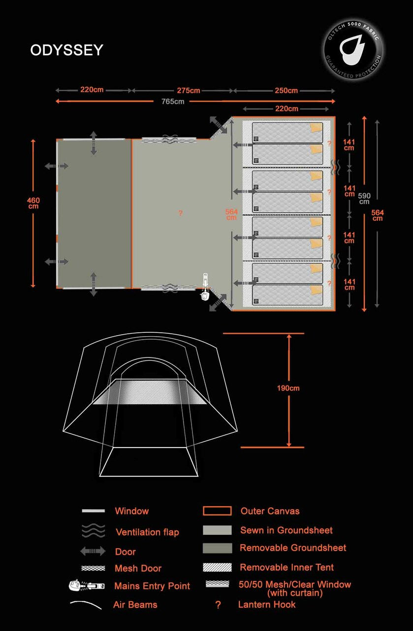 Olpro Wrap Campervan Awning