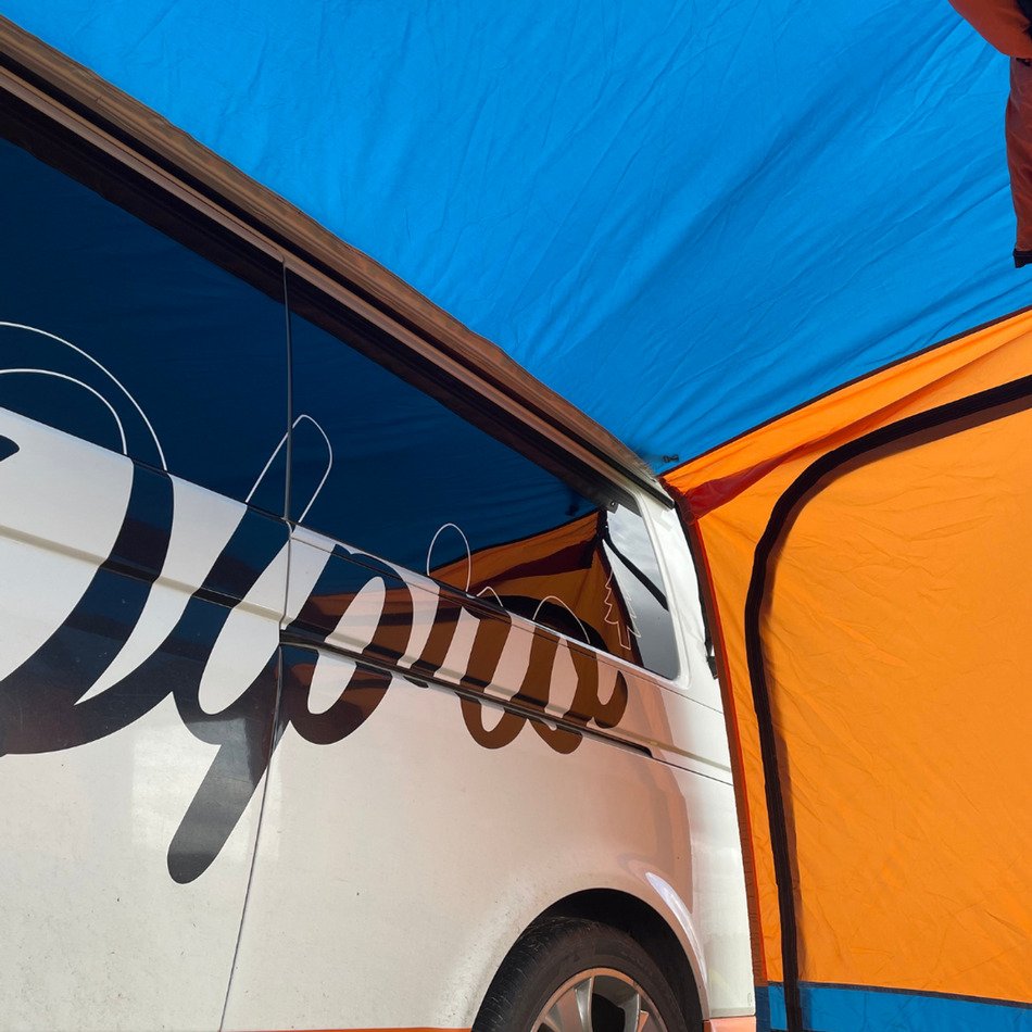 OLPRO Uno Breeze v2 Campervan Awning - Orange