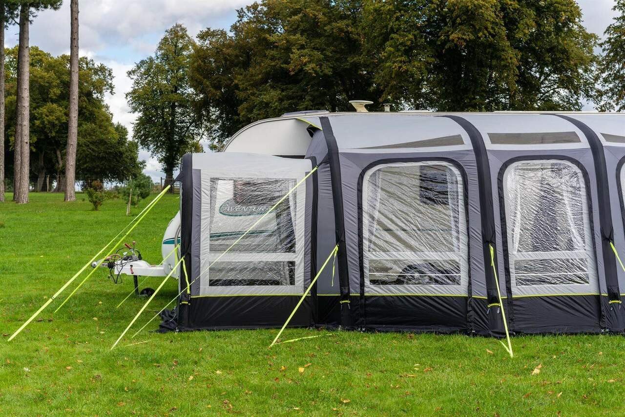 OLPRO View 420 Caravan Inflatable Porch Awning With Porch Extension