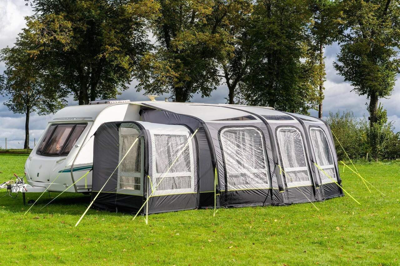 OLPRO View 420 Caravan Inflatable Porch Awning With Porch Extension