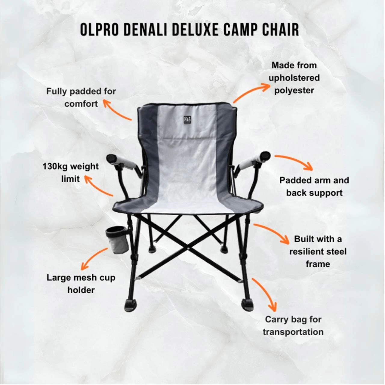 OLPRO Denali Deluxe Camp Chair