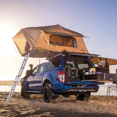 ARB Flinders Rooftop Tent Assembled with equipment