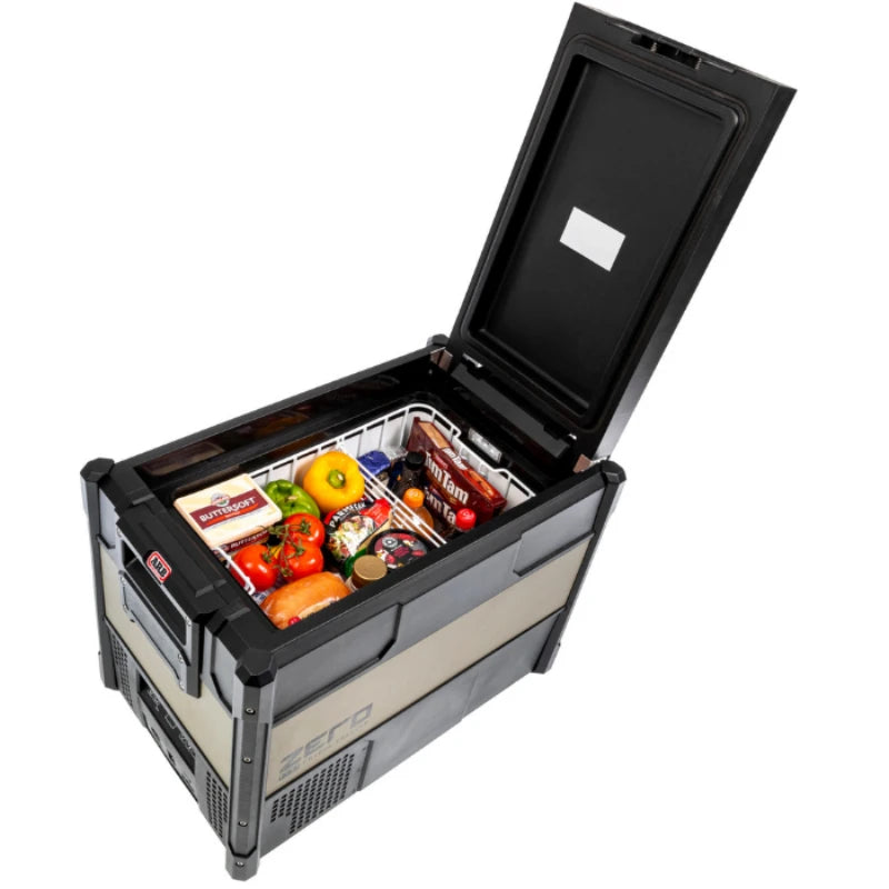 ARB ZERO Single-Zone Electric Coolbox Open with food