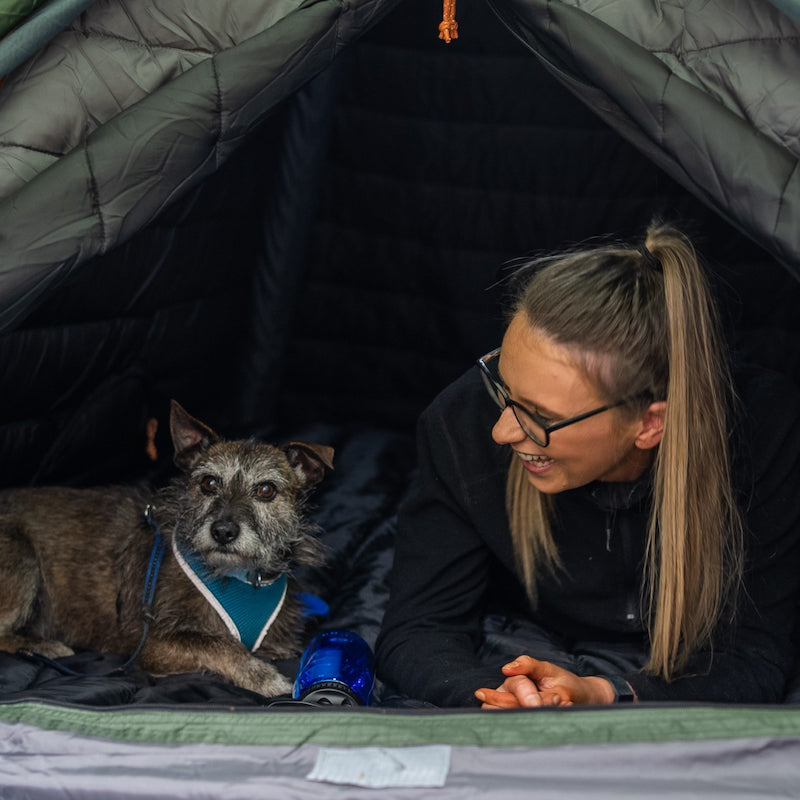 Crua Culla Inner Tent Lifestyle with Dog