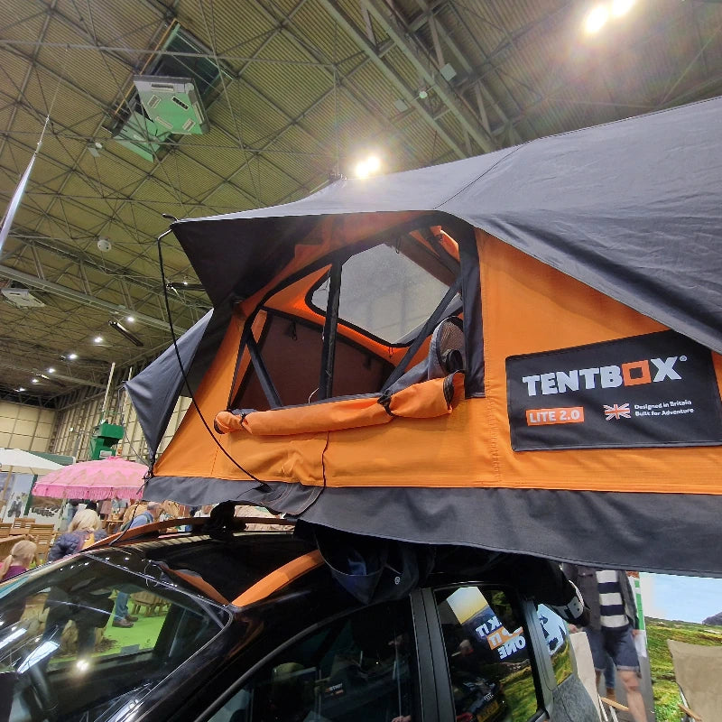 TentBox Lite 2.0 Sunset Orange Window